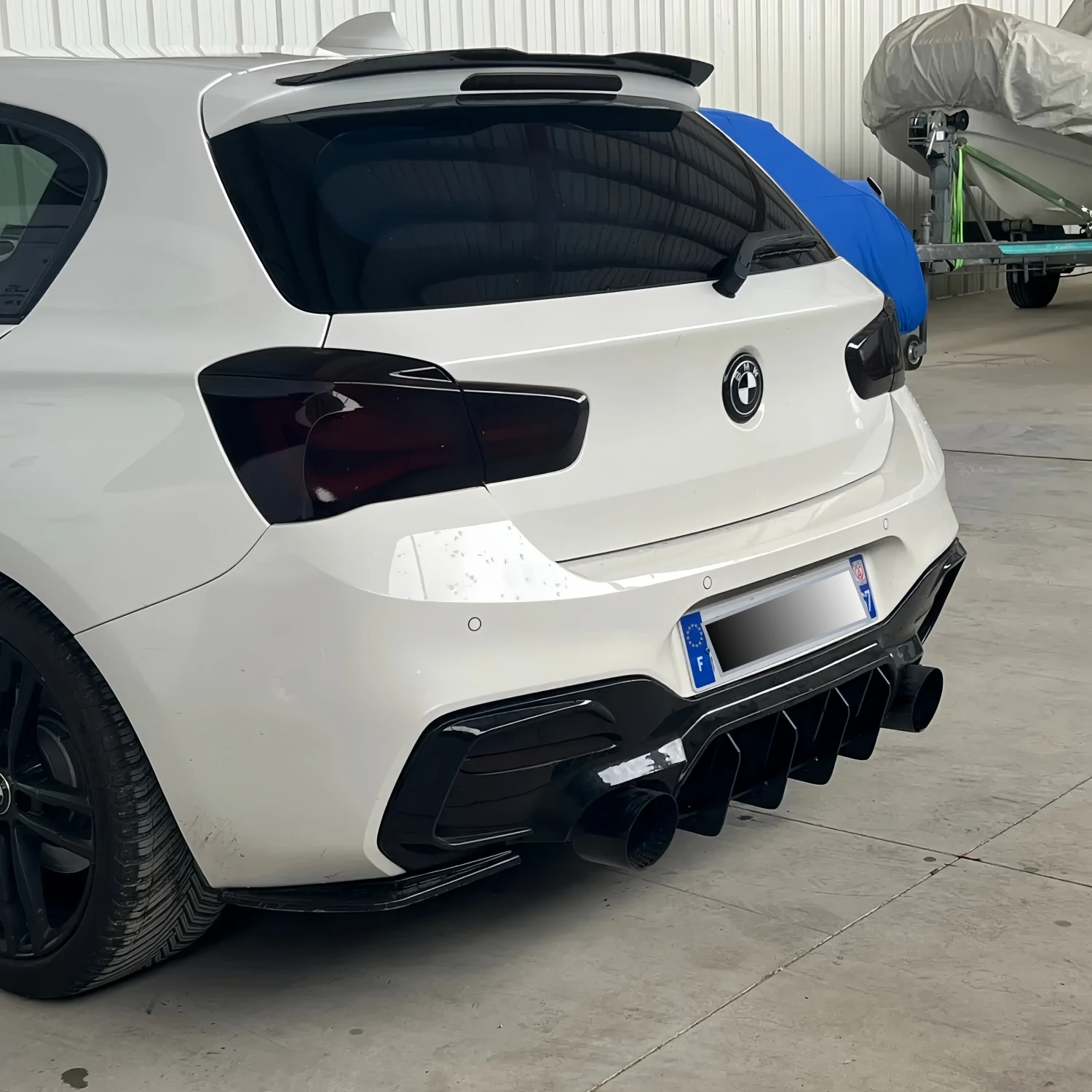 Maxton Style Car Rear Bumper Diffuser Splitters For BMW 1 Series F20 F21 M Sport  M135i M140i Facelift 2015-2019 Tuning BodyKits