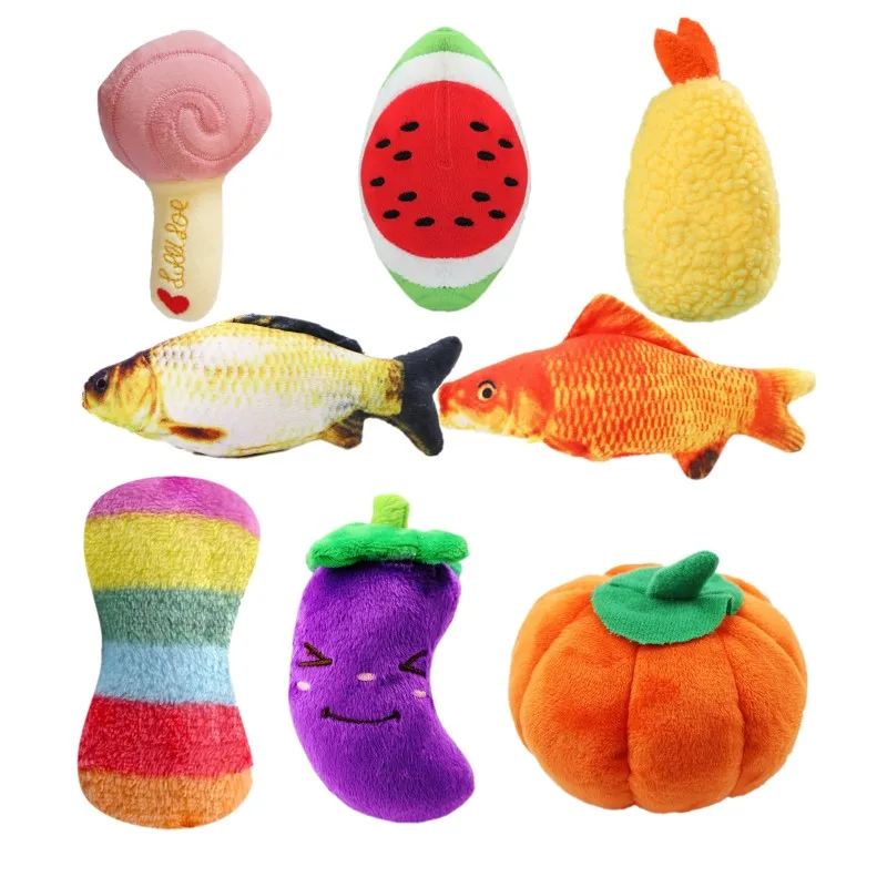 Dog Toys for Small Dogs Fleece Bone Chew Toys Puppy Plush Toys Squeaky Pet Cat Dog ProductsFrench Bulldog Chihuahua Accessories