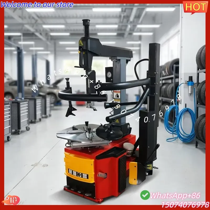 2026 Hot Sale CE Certified 12-24 Inch Automatic Car Tire Changer with Helper Arm Tyre Dismount Machine for Auto Repair
