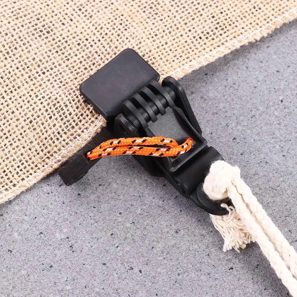 

Outdoor Tool Windproof Tent Clip Crocodilian Tabernacle Clamp Fixed Plastic Clip Tent Alligator Clip Alligator Tent Clip