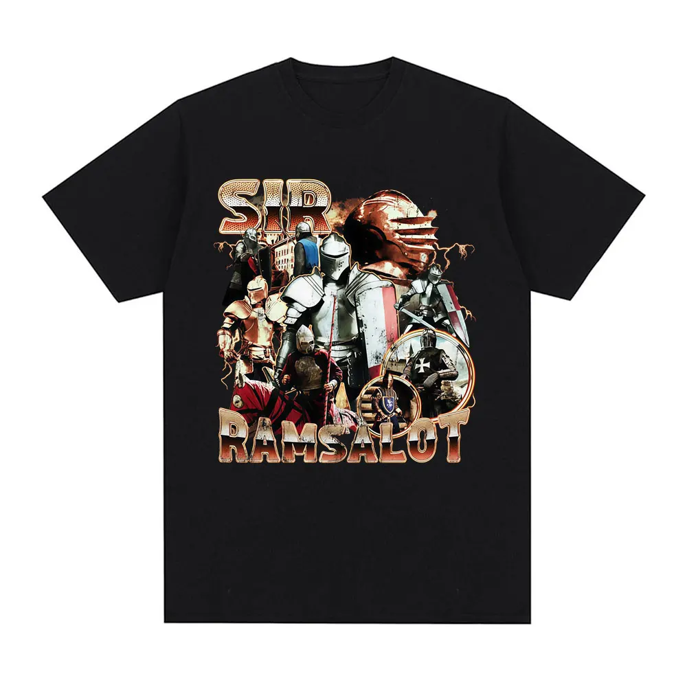 Sir Ramsalot-Camiseta divertida de caballero Meme para hombre y mujer, ropa informal de algodón, camisetas de manga corta Vintage a la moda, ropa de calle