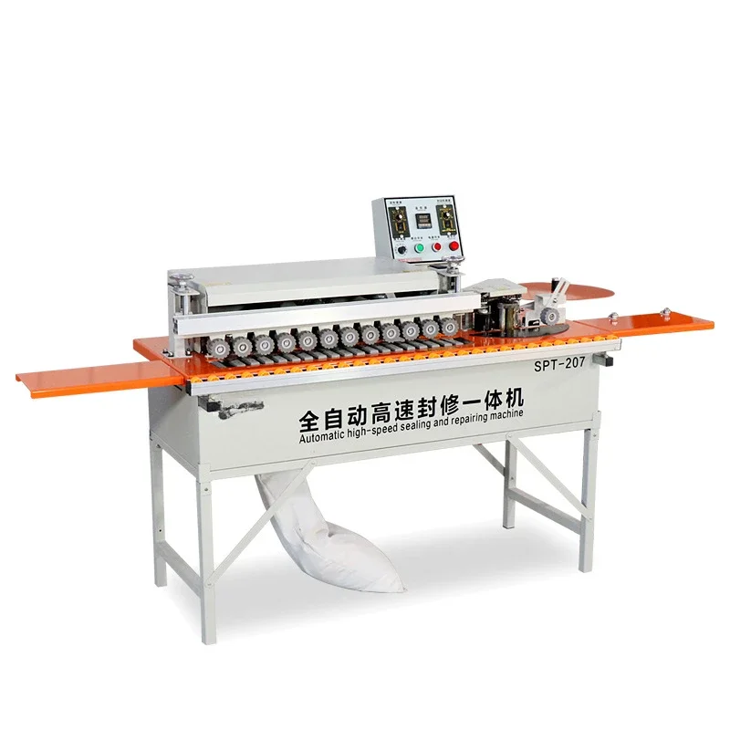 

Automatic feeding, polishing, edge banding and trimming machine 207 woodworking edge banding machine Automatic small household