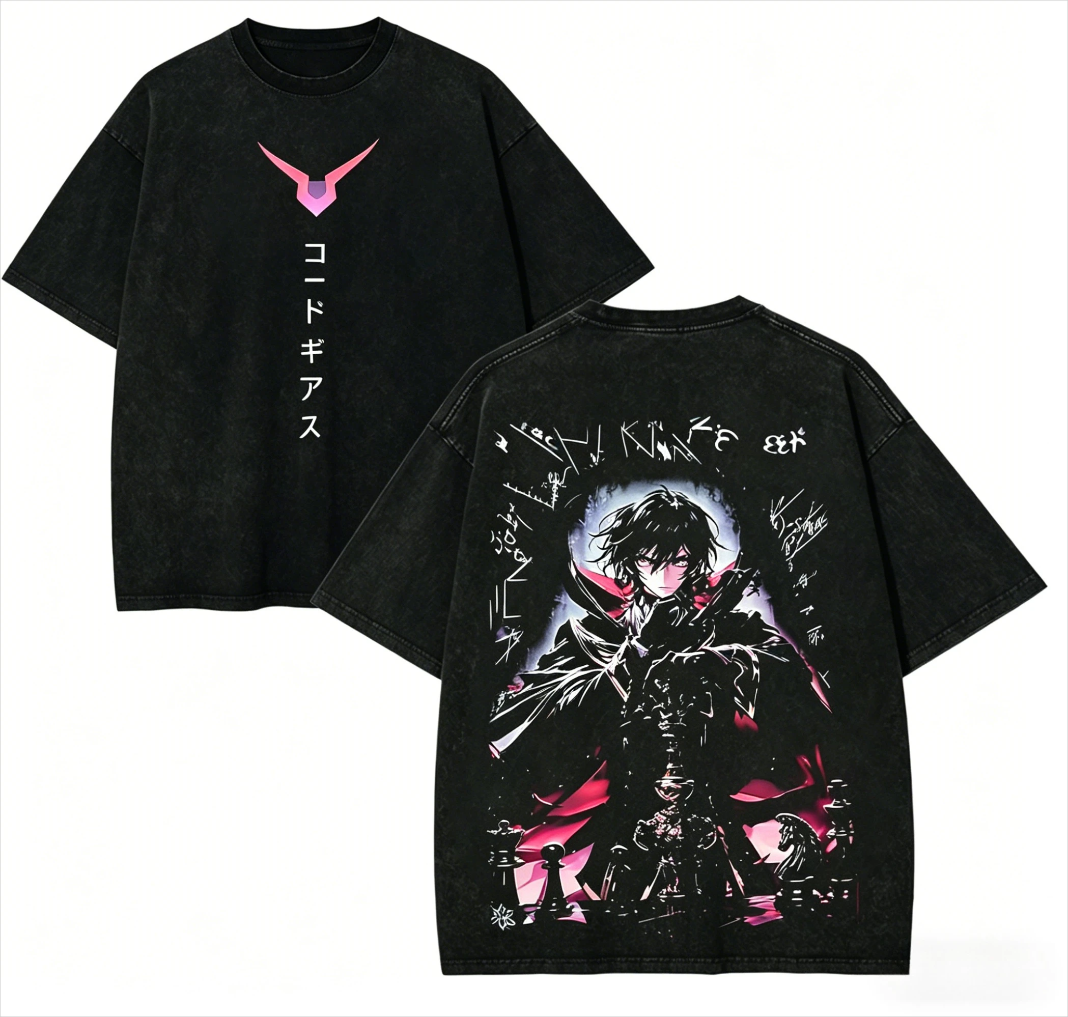Japanese anime Code Geass Anime Lover Tshirt Year round personality T-shirt Unisex New Model Streetwear high quality gift