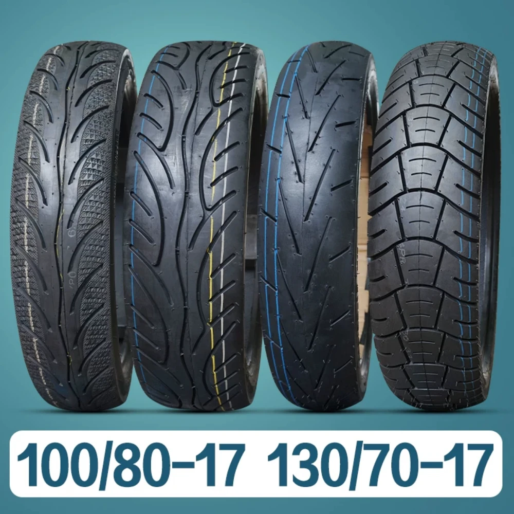 100/80-17 130/70-17 Motorcycle Tubeless Tire Wear-resistant For Qianjiang QJ150-19A 19C Front Rear