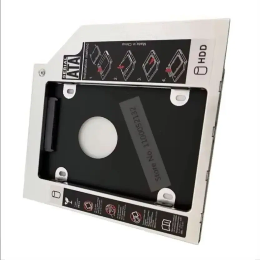 9.5mm 2nd 2.5 Hard Drive HDD Optical bay Caddy Frame Bracket for Dell Inspiron 3000 3552 5565 5570 3437 7447 3442 5523 5521 5423
