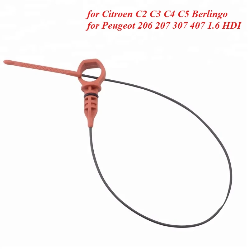 

Engine Oil Level Dipstick for Citroen C2 C3 C4 C5 Berlingo for Peugeot 206 207 307 407 1.6 HDI 1174G2 New