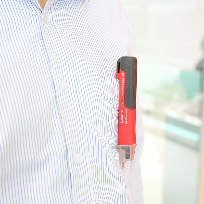 UNIT UT12D 24V-1000V Digital Voltmeter AC Voltage Detector Non Contact Tester Pen Alarm Voltage Meter Voltage Tester