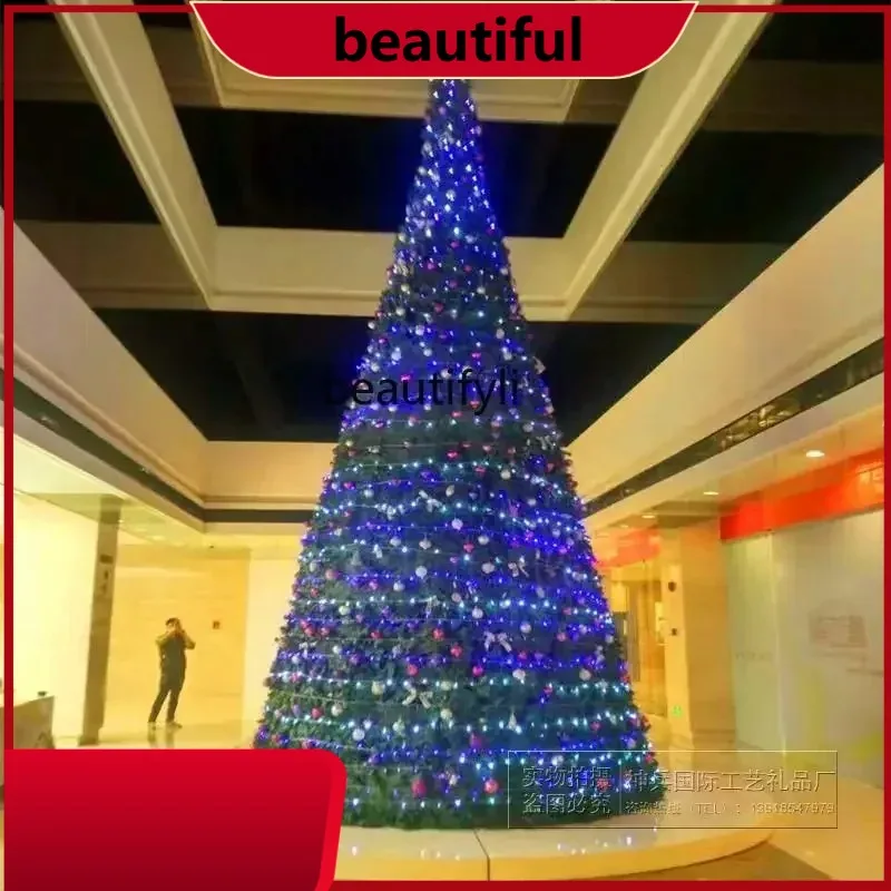 

Large Christmas Tree 4 5 6 7 8m Frame Christmas Tree Package Deluxe Decorations HH