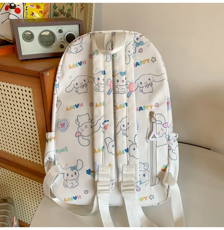 Jade Cinnamon Dog Cute Girls Backpack Casual Lightweight Backpack Junior High School High School College Student School Bag