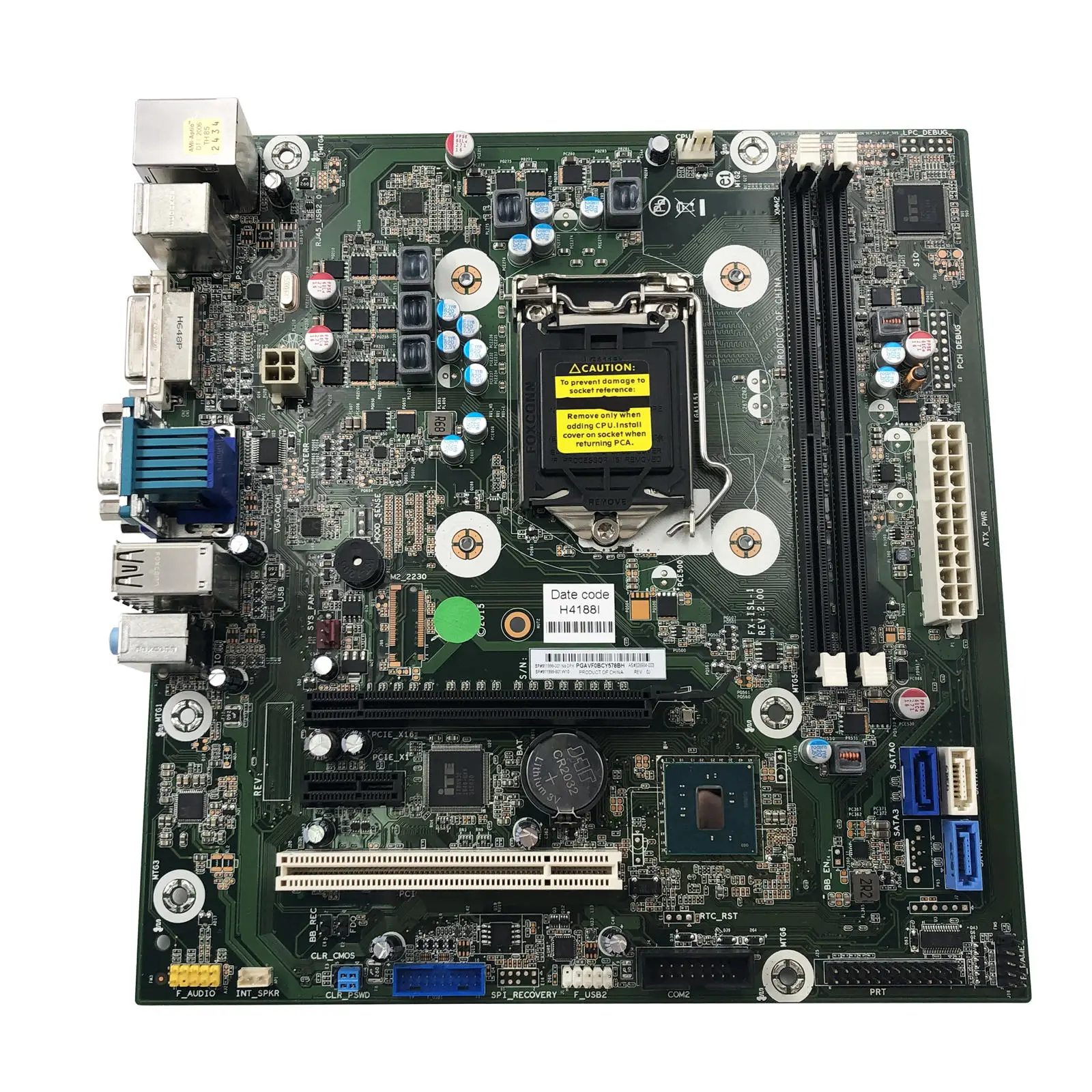 

Original Motherboard for HP 280 288 G2 PRO MT motherboard LGA1151 911999-001 828984-003 FX-ISL-1 REV:2.0