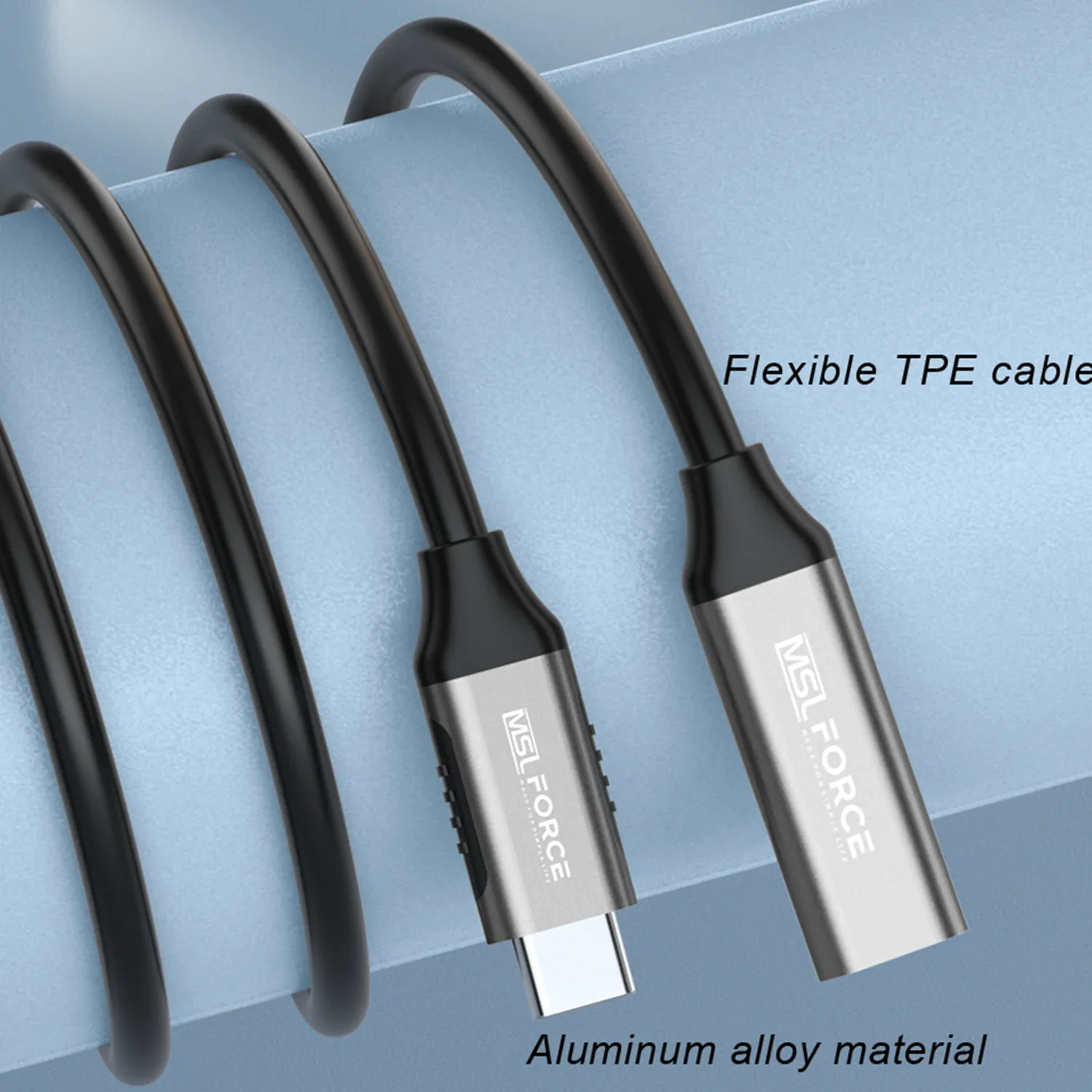 Кабель-удлинитель MSLFORCE USB3.2 Gen2 10 Гбит/с, USB 3,2