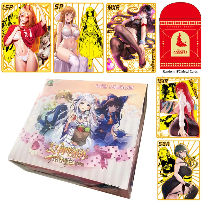 

New Goddess Story Ns12 SER Rare Card Booster Box Collection Girl Party Swimsuit Bikini Anime Tcg Game Christmas Children's Toy