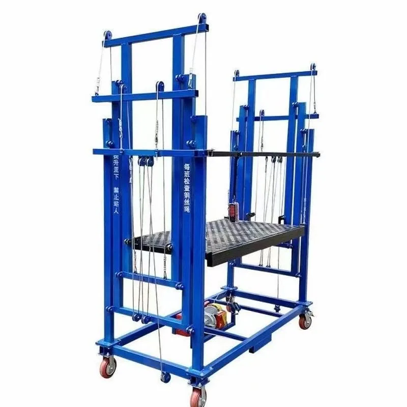 300KG 500KG Automatic Mobile Telescopic Frame Electric Lifting 2m 3m 6m 8m 10m Ladder For Construction Handling Transport