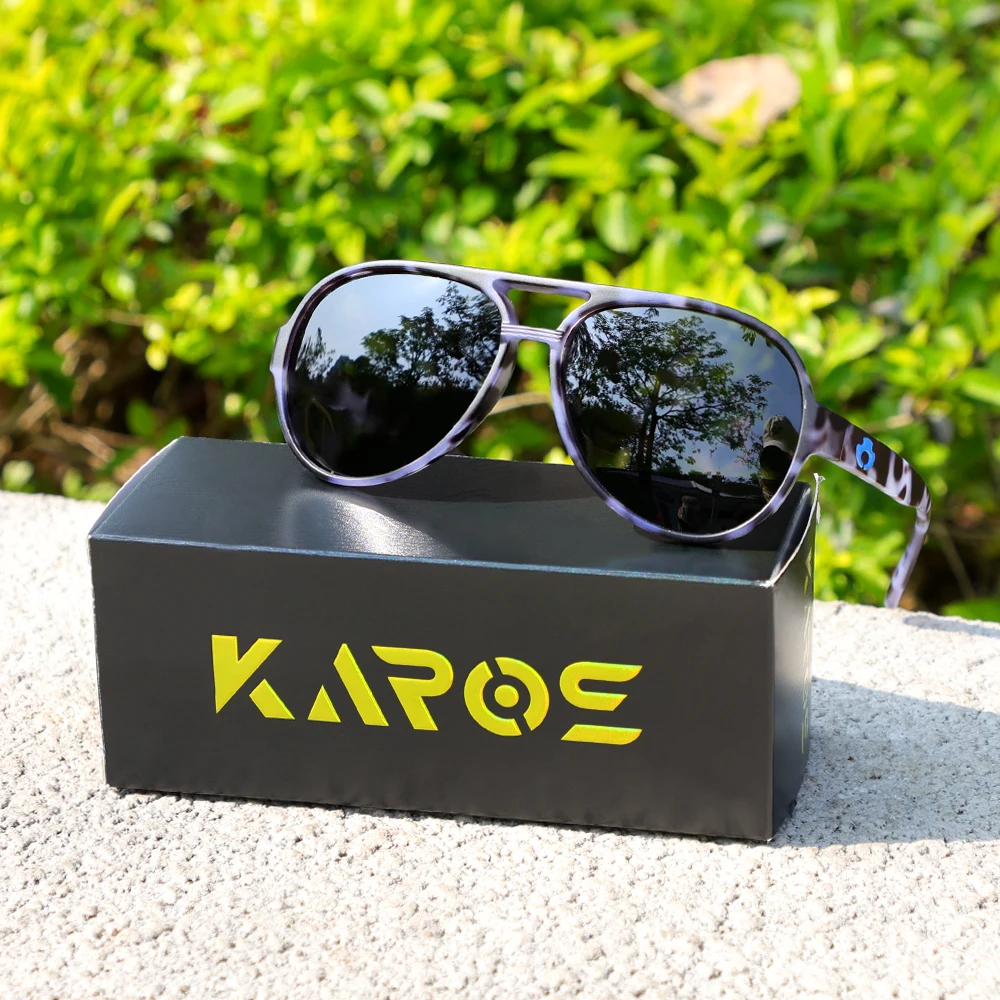 

KAROS Polarized Mens Sunglasses Pilot Sun Glasses for Men Accessories Driving Fishing Hiking Eyewear Oculos Gafas De Sol