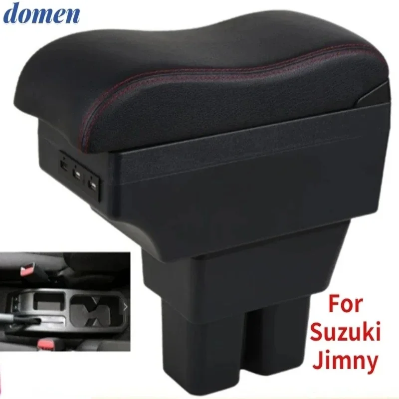 

NEW For Suzuki Jimny JB74 2023- 2019 Car Armrest Storage Box Retrofit part Car Accessorie USB
