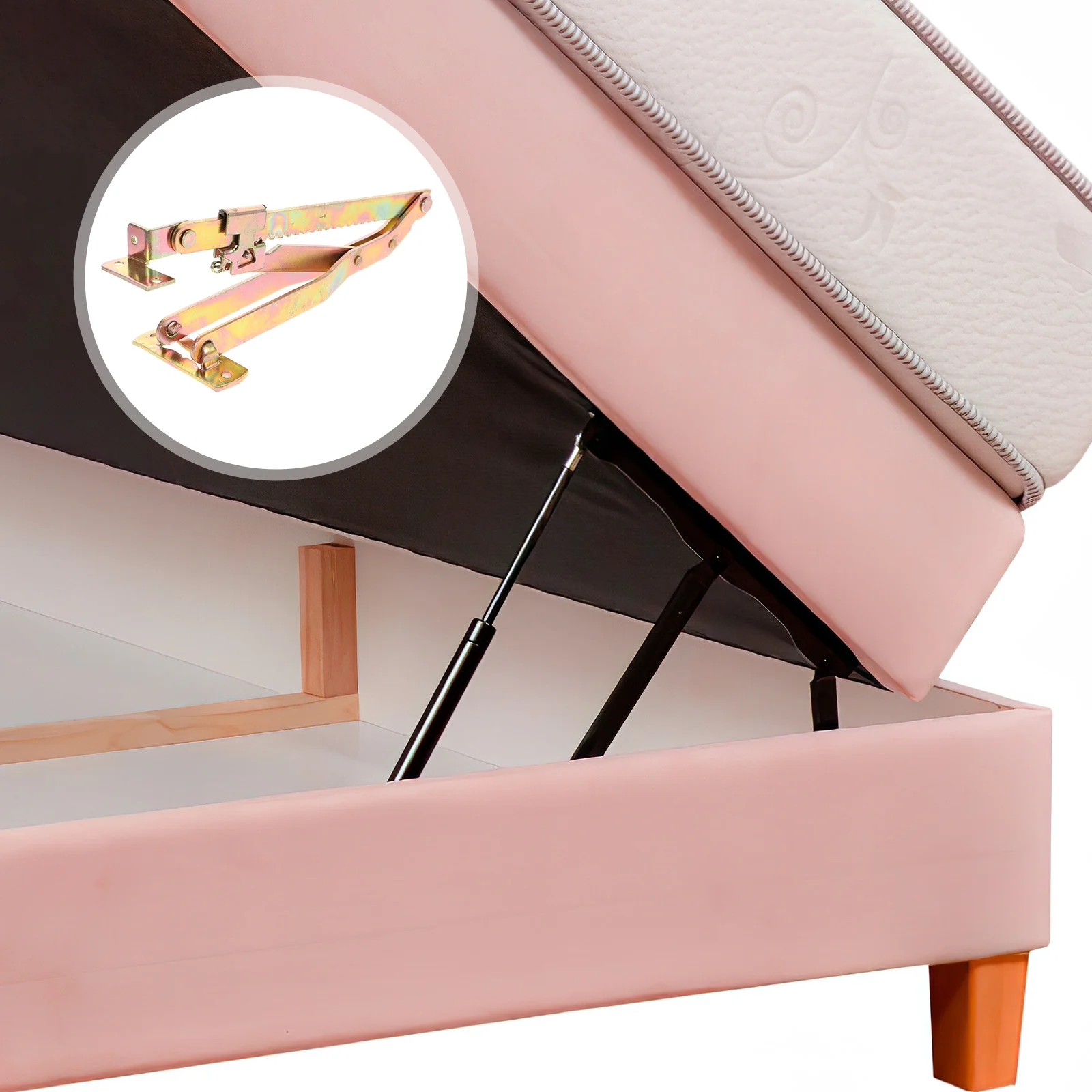 

Folding Lifting Bracket Premium Heavy Duty Iron Sofa Support Frame with Smooth Telescopic Mechanism for Adjustable Sofa Bed