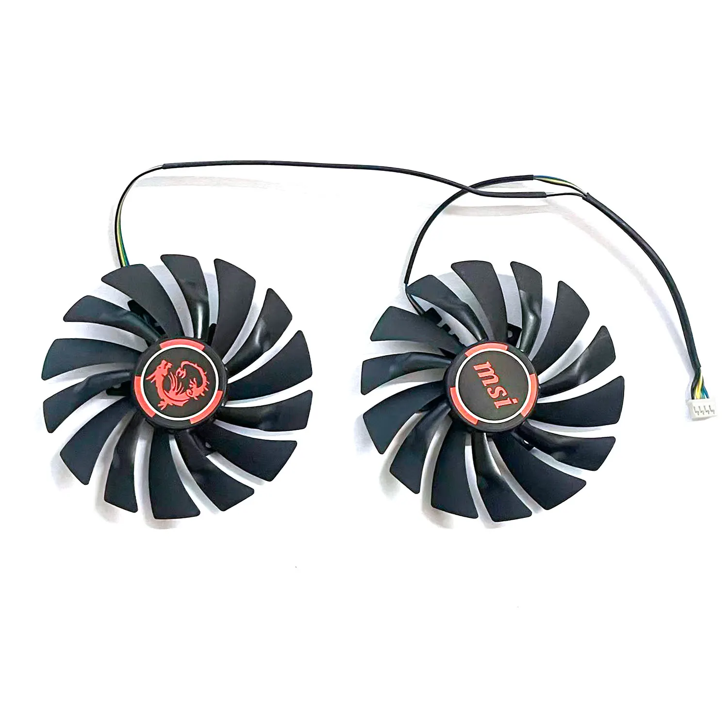 

UKGF Brand new 95MM 4PIN PLD10010S12HH GTX1080fan for MSI GTX960 1060 1070 1080 Ti GTX980Ti GAMING RX 470 GAMING X graphics card