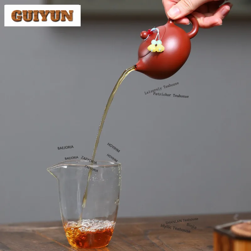 HOYIHM 100ml Ancient Yixing Purple Clay Teapots Handmade Xishi Pot Raw Ore Dahongpao Mud Kettle With Infuser Zisha Tea Set