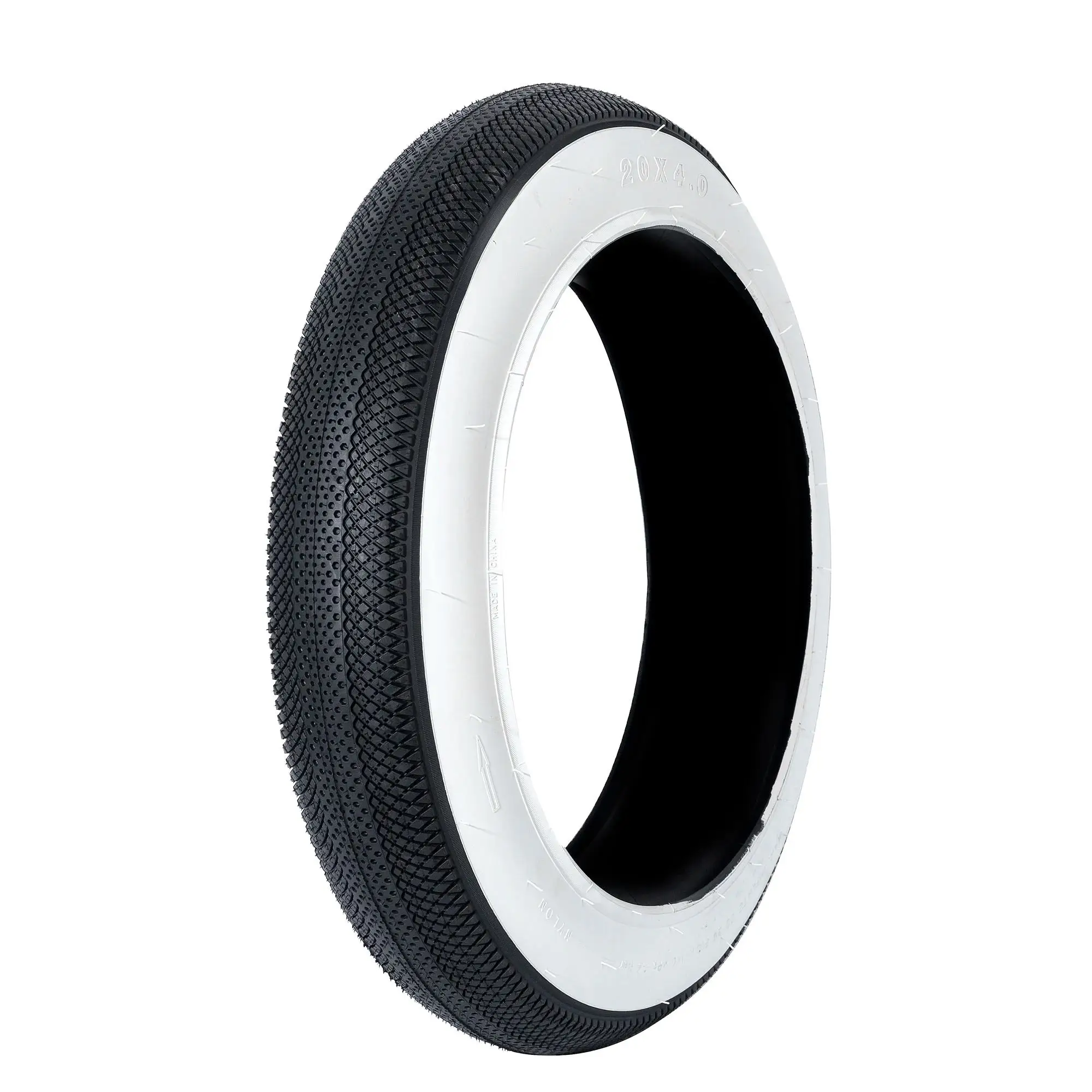 

20X4.0 24X4.0 26X4.0 Fat Tire for Electric Bicycle or Fat Bike White Side Wall Tires