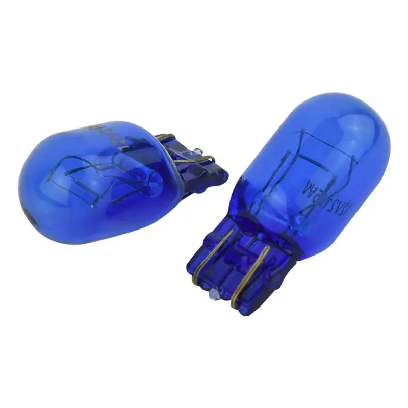 8 X W21 5W T20 580 Dual Filament Sidelight 7443 Super White HID Xenon Bulbs 6000K-N30R