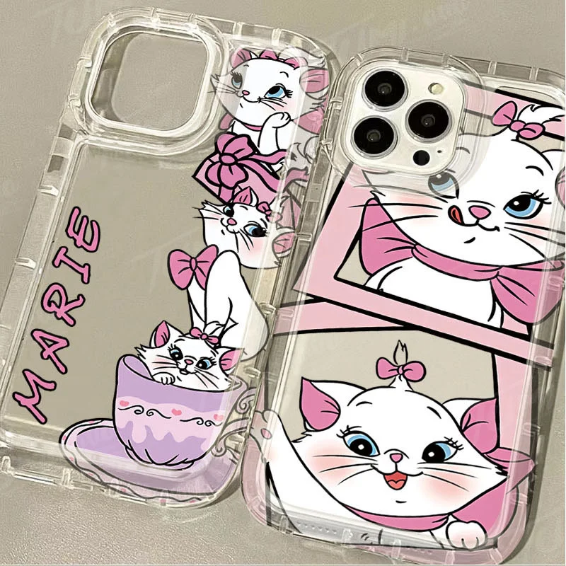 Disney Marie Cat Phone Case for Samsung Galaxy A15 A55 A05 A05S A14 A24 A13 A23 A73 A12 A22 A32 A52 A52S A72 A31 A51 A71 Cover