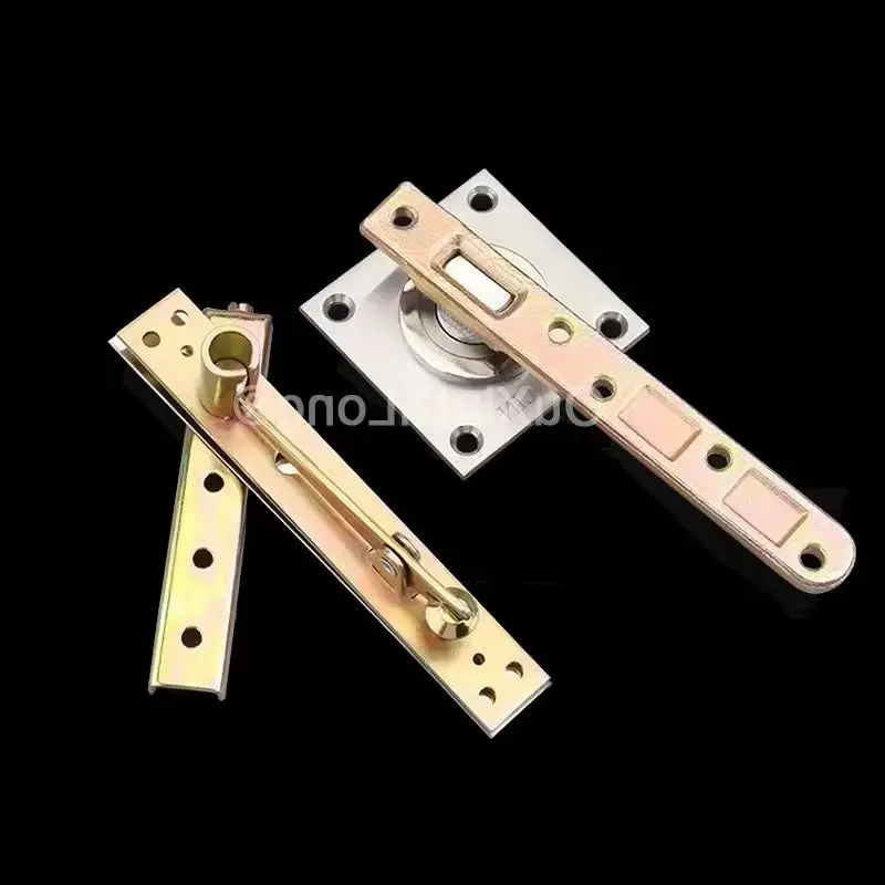 1Set Heavy Duty Door Pivot Hinges 360 Degree Rotary Invisible Hidden Door Hinges Up and Down Mount Door Shaft Loading 70~250KG