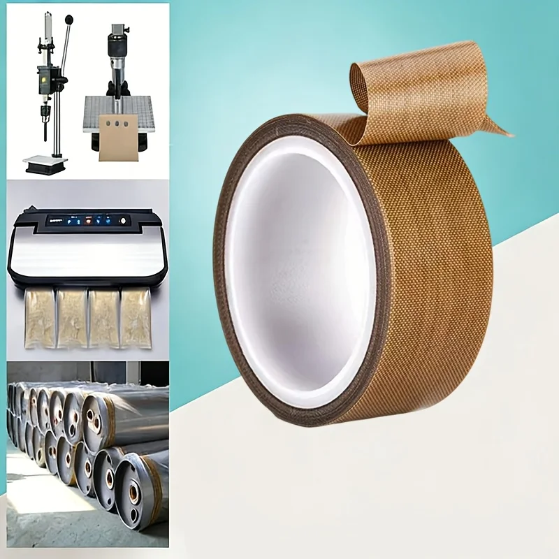 High‑Temperature Brown PTFE Tape, Insulation & Heat‑Resistant Protection for Motors and Circuit Boards