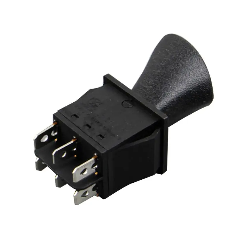 High Quality Nice Portable Industrail Testing Switch Slide Switch Black DPDT Latching 1 PC 6-pin Advance-Stop-Back