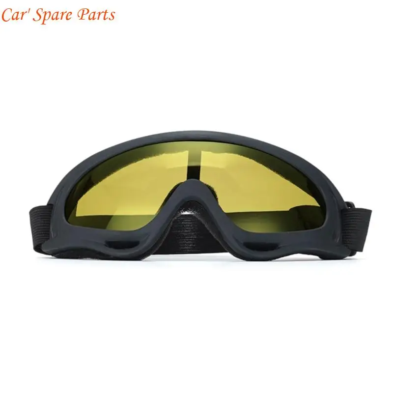 نظارات Y4UA UV400 نظارات السلامة للتزلج على ركوب الدراجات النارية مع حزام قابل للتعديل