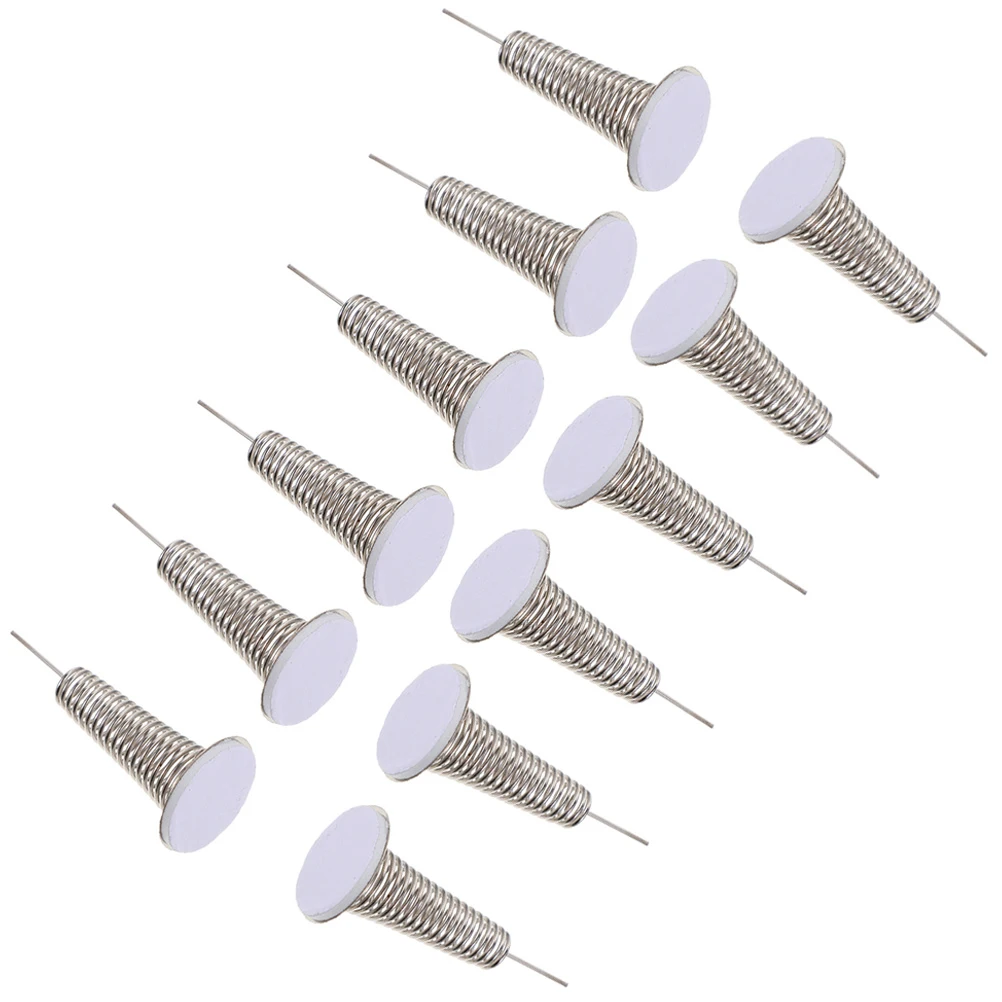 12 قطعة قاعدة القط تهز الرأس لملحقات لوحة قيادة السيارة صياغة لاصق تهز رئيس قاعدة الربيع الربيع