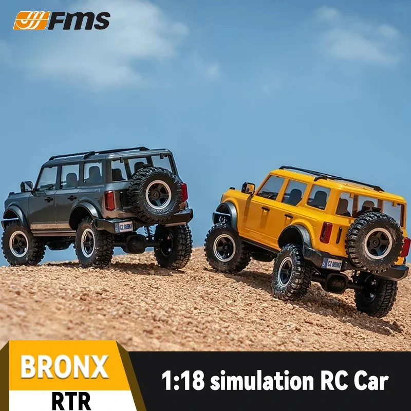 

FMS 1/18 Bronx 2,4 ГГц RTR Радиоуправляемый автомобиль, электрическая имитация альпинизма, внедорожник, модель автомобиля с дистанционным управлением, игрушка для взрослых мальчиков