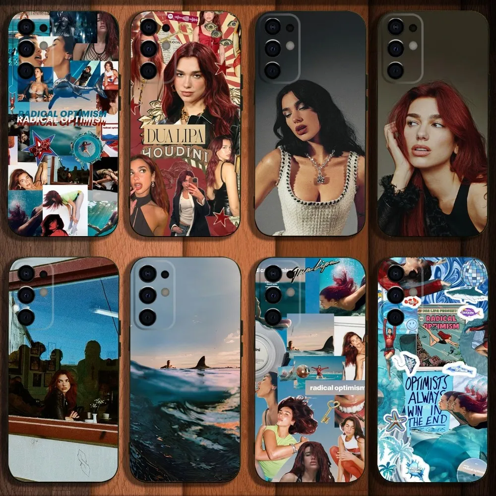 Radical Optimism D-DuaS Phone Case For Samsung S24,S21,S22,S23,S30,Ultra,S20,Plus,Fe,Lite,Note,10,9,5G L-Lipa Black Soft Cover