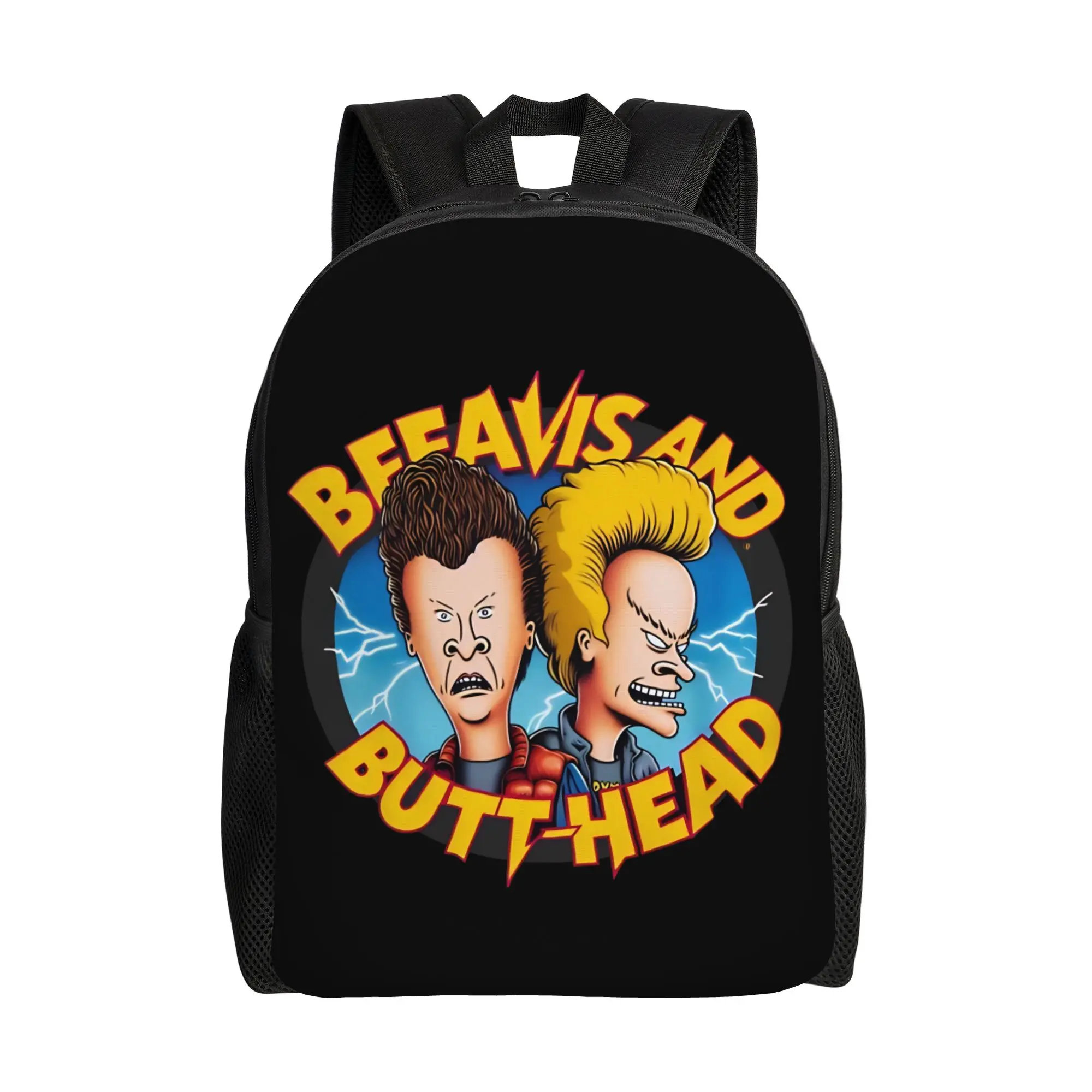 

Beavis and Butthead Casual Backpack Outdoor High School Work Daypack for Men Women Laptop Canvas Bags