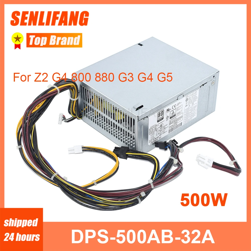 New For Z2 G4 800 880 G3 G4 G5  MT Workstation Power Supply PA-4501-1 HA,DPS-500AB-32A 500W PSU L07304-001 L07304-003 901759-003