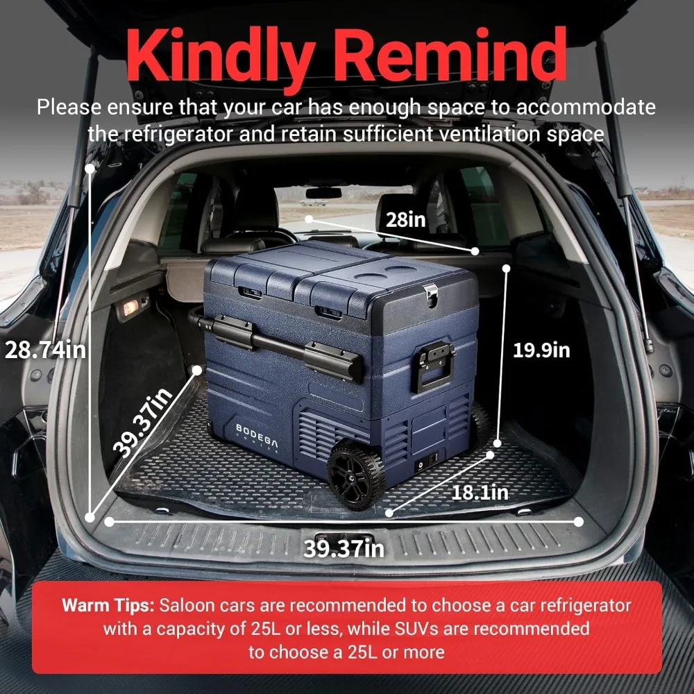 

New 12V Portable Refrigerator,48 Quart(45L) Car Fridge,RV Car Refrigerator,Portable Fridge Freezer
