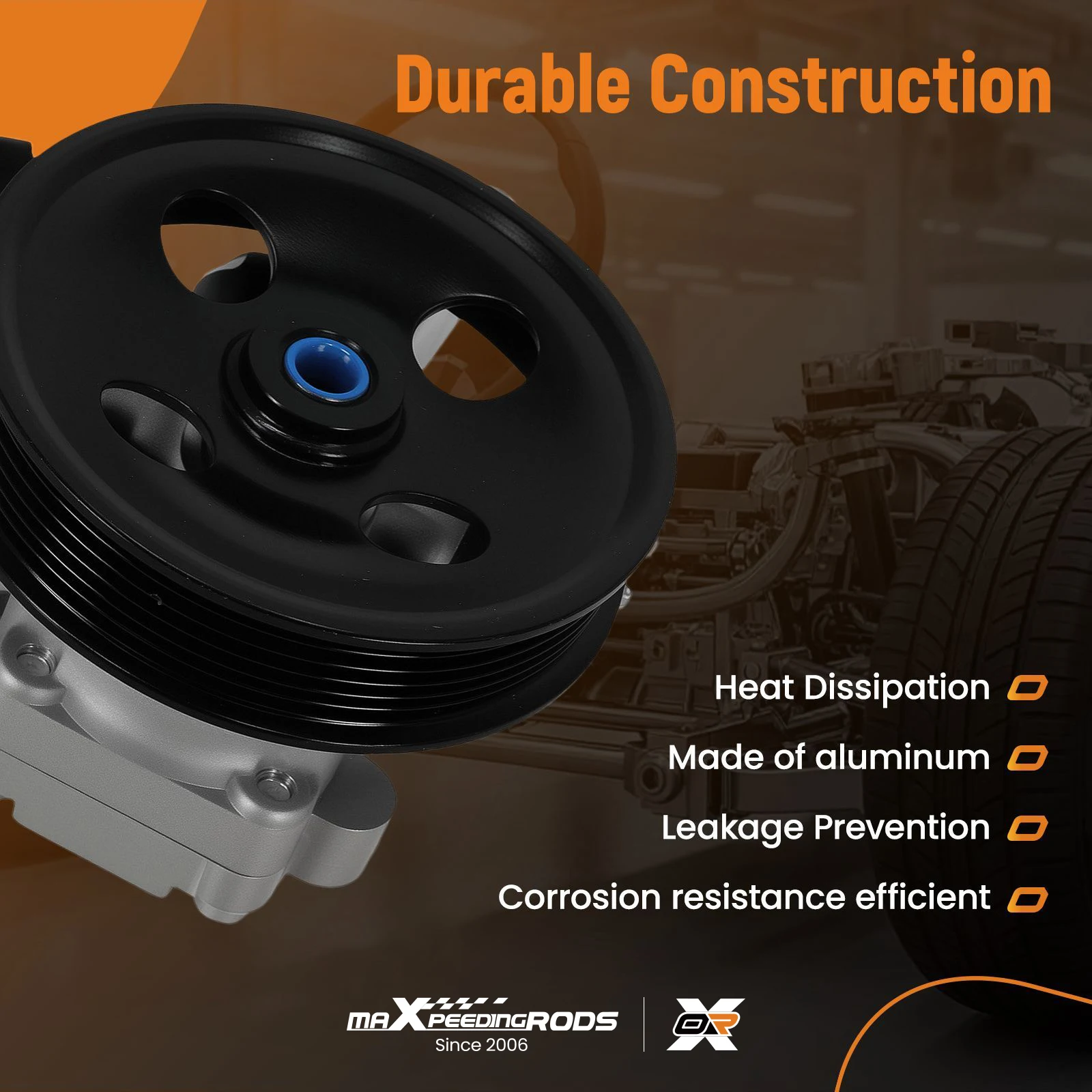 

Front Power Steering Pump w/Pulley for Hyundai Genesis 2.0L 2010-14 57100-2M000