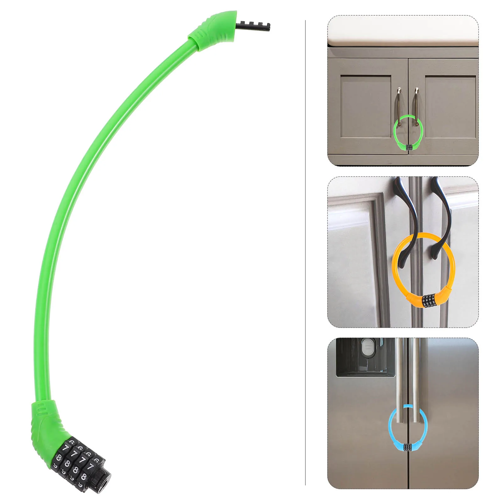 

4- Password Lock for Fridge Refrigerator Cabinet File Drawer Child Safety Locks Mixed Colors Durable Secure Latch Hardware