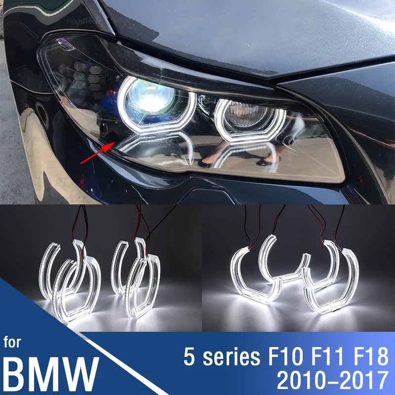 

Для BMW 5 серии F10 F11 F18 520i 523i 525d 528i 530d 530i 535d M5 Свет ангельских глаз DTM STYLE M4 STYLE Дневные światła