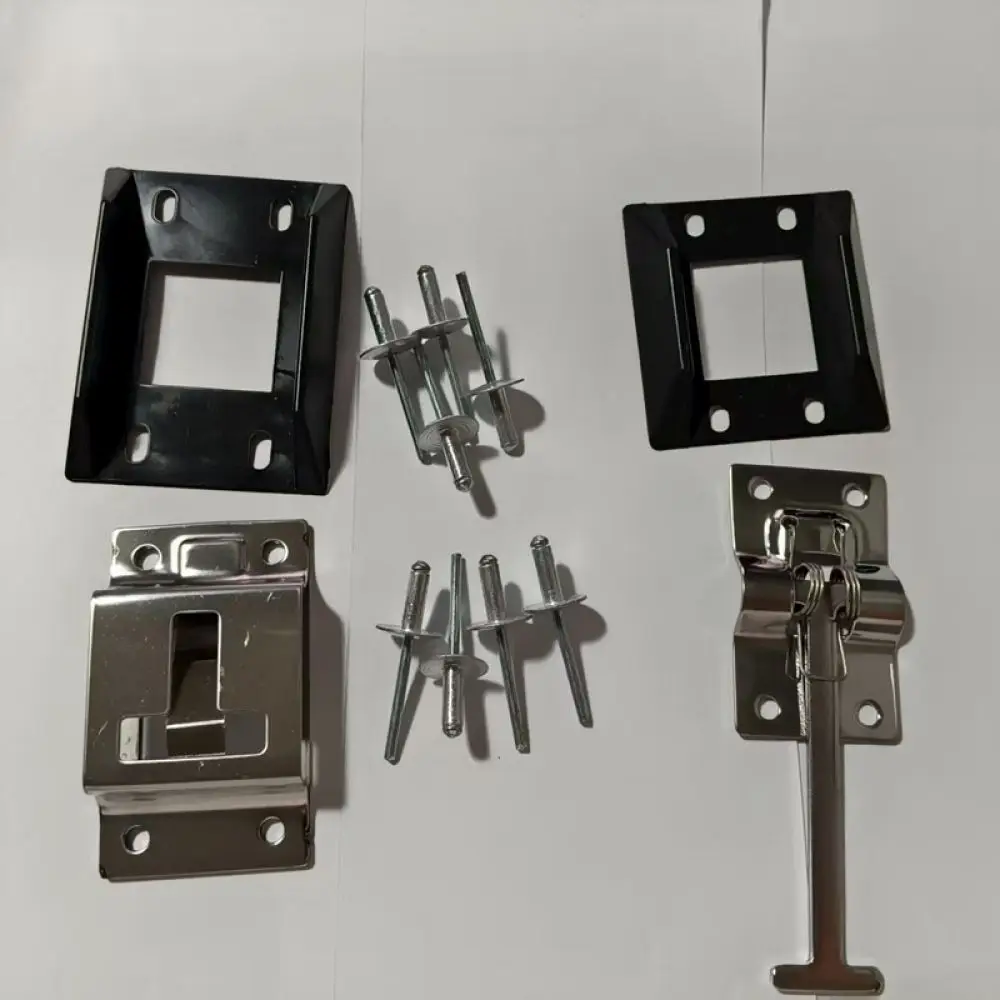 Truck Cargo Door Wind Hook Container Trailer Latch RV Door Holder Heavy Duty Stainless Steel Hardware Fixing Secure Buckle