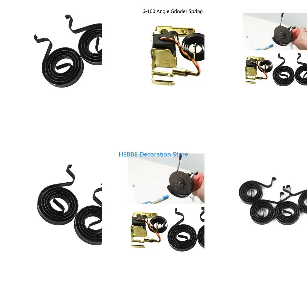 B0KC 2Pcs Angled Grinder Springs Carbon Brush Holders Spring For GWS6-100 Angled Grinder
