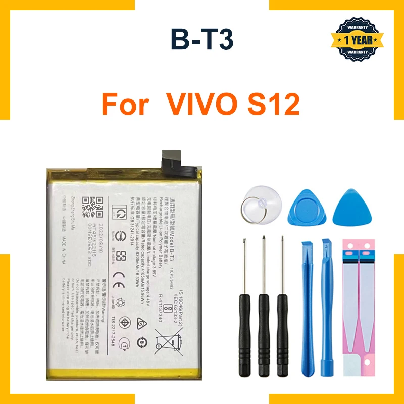 Compatible For VIVO S12   B-T3  Phone Battery Series