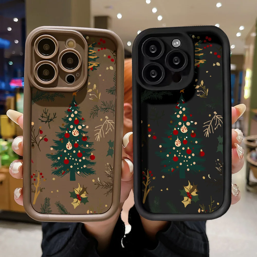 Marry Christmas Gift Soft Phone Case For Samsung A56 S26 Ultra A18 A08 A57 A16 A17 A07 A37 A55 A54 A36 Shockproof Cover Bumper
