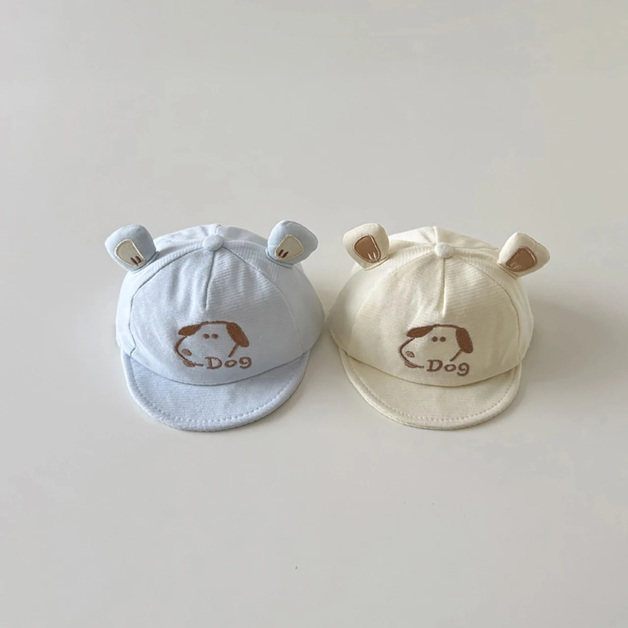 

Soft-brim Newborn Peaked Cap 0-1Year Baby Duck Tongue Caps Cute Cartoon Kids Baseball Hat Cotton Boy Girl Outdoor Sunshade Visor