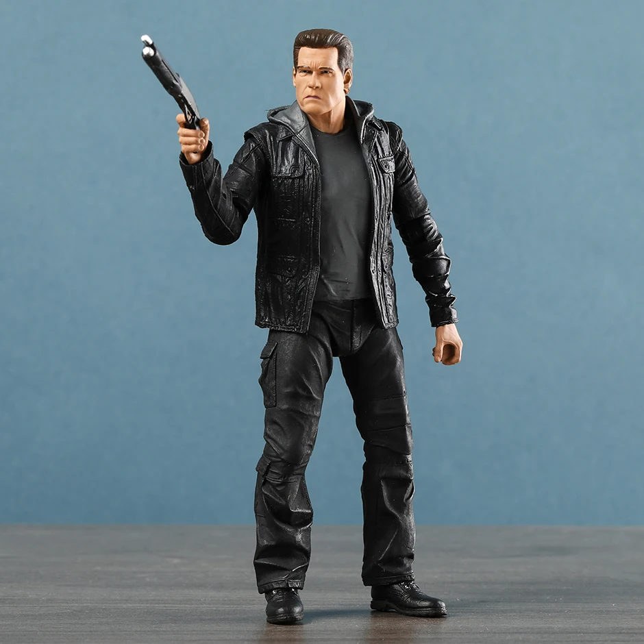 NECA Terminator Genisys T-800 Guardian Endoskeleton Joints Moveable Action Figure Model Toy