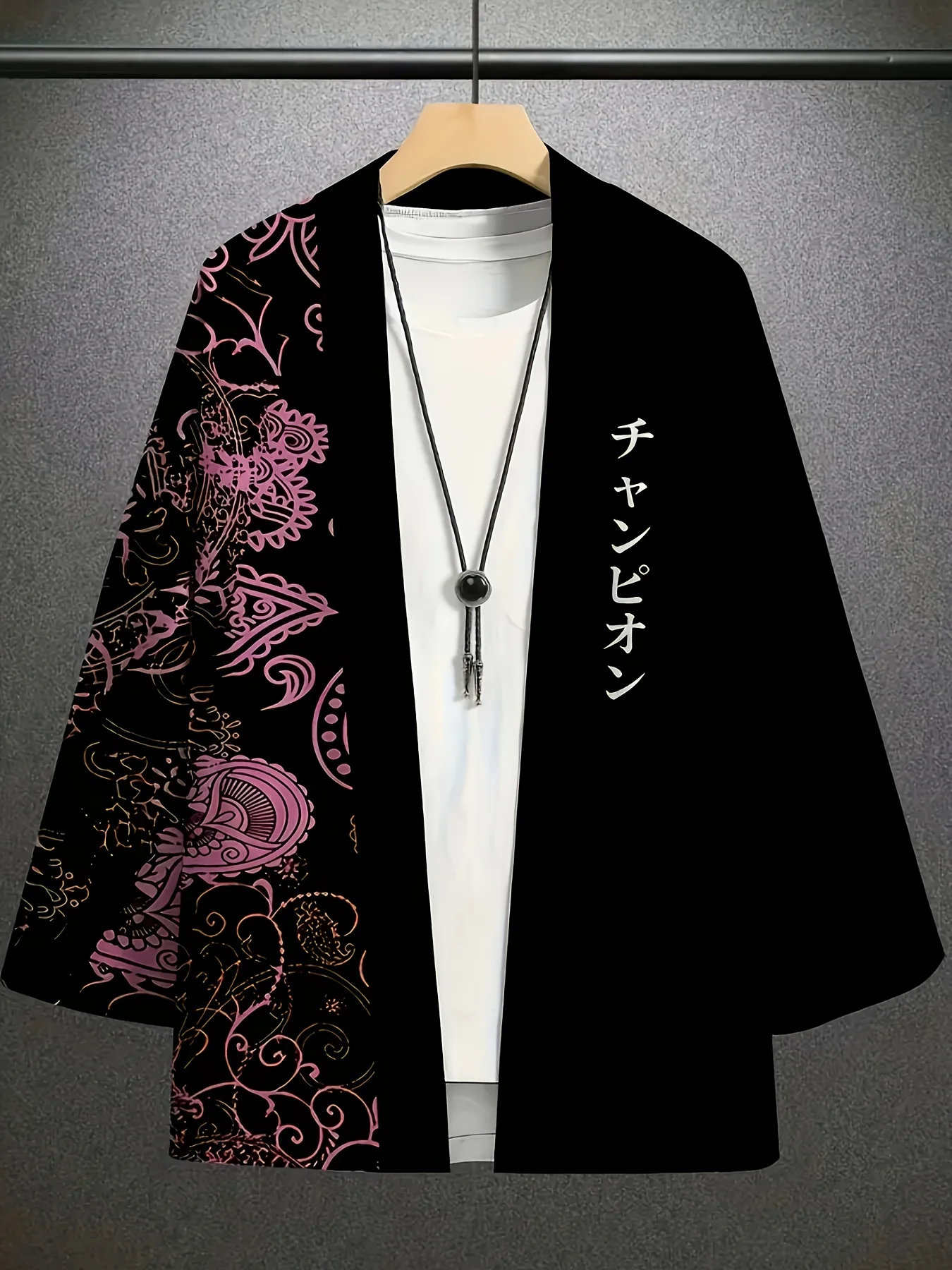 2026 Summer Men's Kimono 3D Printed Pattern Breathable Lightweight Casual Roller Skating Hip-Hop Men's Clothing