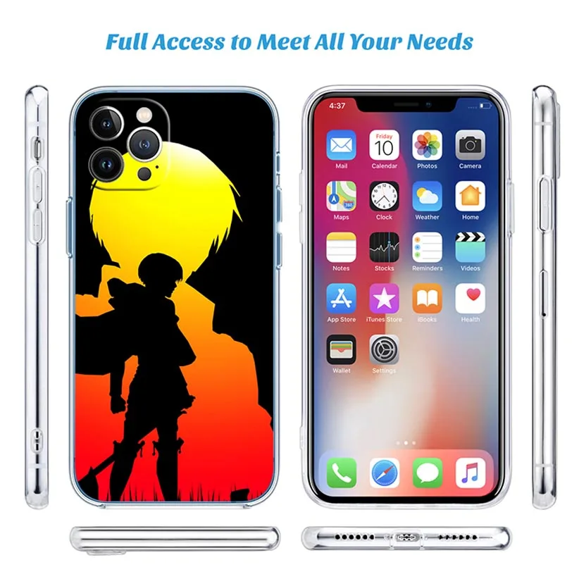 Attack on Titan New High-End Phone Case for Moto G200 G71 G60S G60 G52 G51 G50 G42 G41 G32 G30 G22 G23 G04 E30 E40 E22 E20 E13