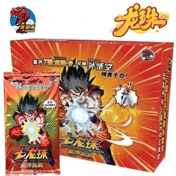 Wholesale Little Dinosaur Dragon Ball Cards Hot Blooded Son Goku High Rarity Exquisite Character Portrait Black Gold Cards Gifts