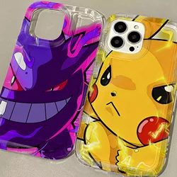 Anime Pokémons Hot Pikachus Clear Case for Samsung Galaxy S10 S20 S20 S21 S21 S22 S23 S24 FE Ultra Plus Airbag Shockproof Cover