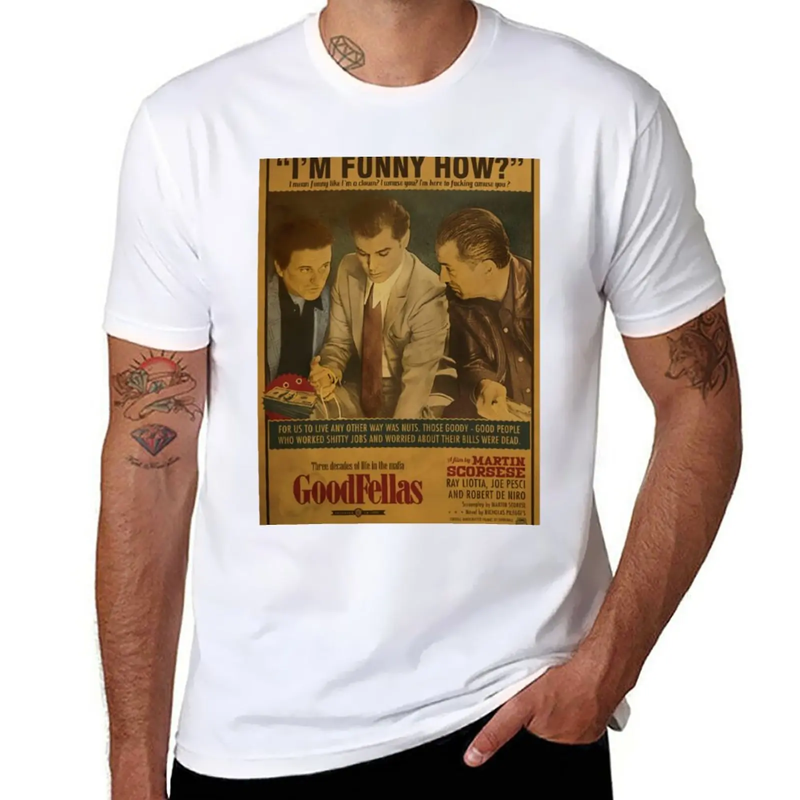 New Goodfellas Poster T-Shirt graphics t shirt cute tops funny t shirts for men