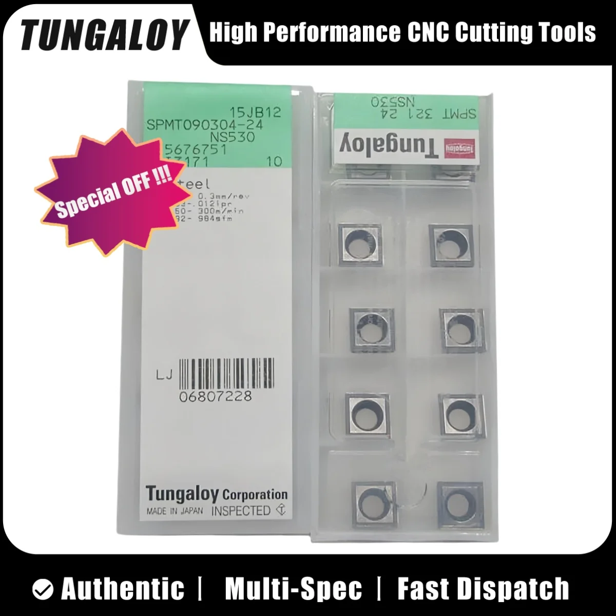 

TUNGALOY 100% оригинал SPMT SPMT090304/08 24 NS9530 NS530 King Drill U Drill DC9800 Сменная U-сверло